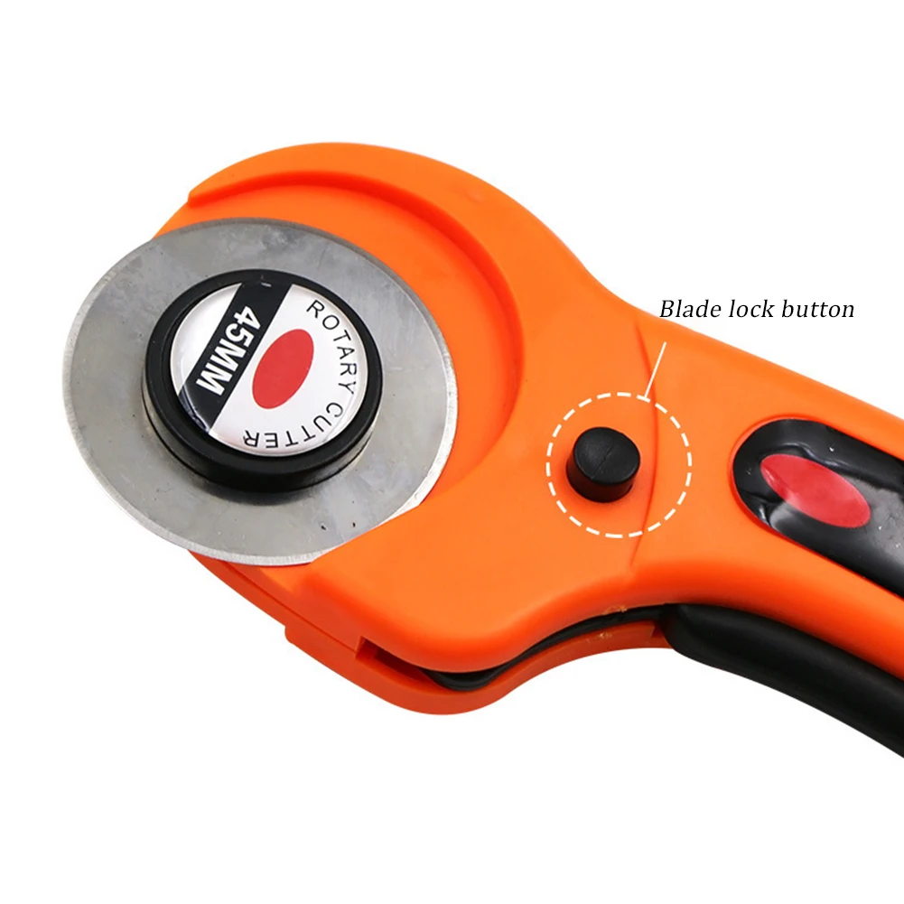 45 мм набор инструментов для резки кожи оранжевый барабан вращения и 1 шт. 5*45 срез