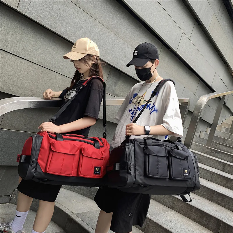 Dry and Wet Separation Fitness Bag Unisex Sports Training Handbag Short-distance Business Trip Backpack Luggage Bag Travel Bag