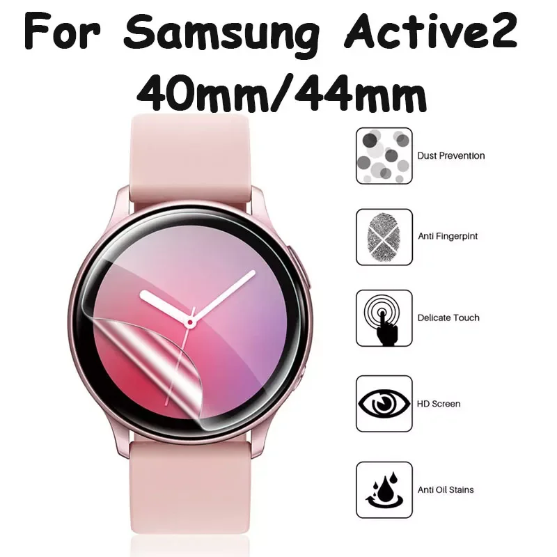 

For Galaxy Watch Active 2 44mm 40mm Tempered Glass For Samsung Galaxy Watch Active 2 HD Screen Protector Protective Glass Films