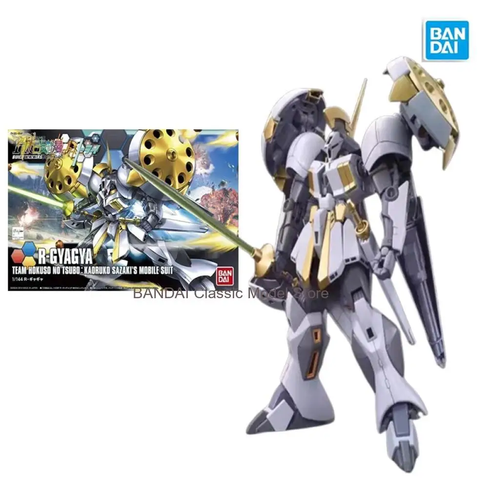 Фото Оригинальная сборная модель Bandai HGBF 1/144 R-GYAGYA TEAM HOKUSO NO TSUBO: KAORUKO SAZAKI S MOBILE SUIT, аниме-фигурка Gundam, игрушка-модель №1