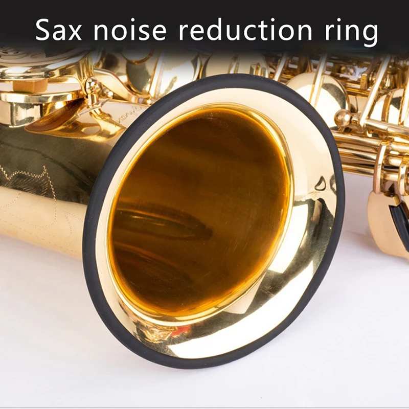 

1Pc Saxophone Sound-Absorbing Ring Silicone Mute Protector Sax Silencer for Soprano Alto Tenor Saxophone Replacement Parts
