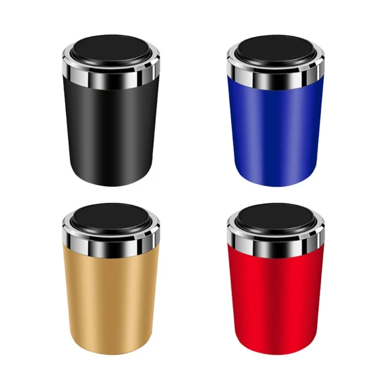 

Detachable Car Cigarette Ashtray Portable Smokeless Sealed Design Auto Tool LED Blue-Light Car Accessories for Men