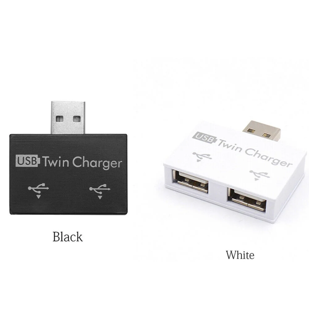 

2 Port USB HUB Computer One Drag Two Hub High Speed Usb 2.0 Support Ipad Charging Ultra-thin Mini Expansion Dock