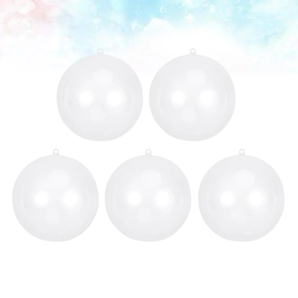 

10 Pcs Fashion Ball Plastic Pendant Christmas Decor Hollow Drop Tree Decorations Accessories