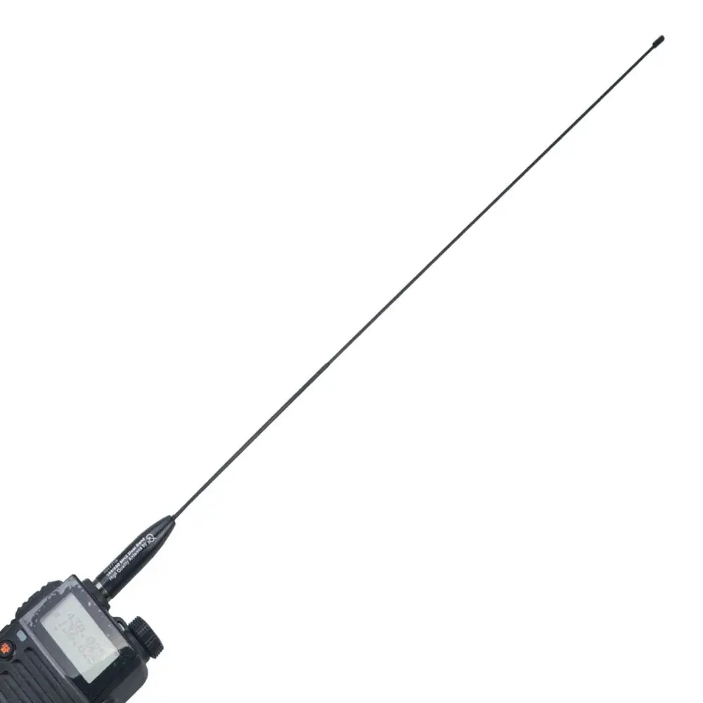 

Titanium Alloy Whip Portable Ham Radio Antenna VHF UHF Dual Band 144/430MHz 2.15dB 3.4dB High Gain Walkie Talkie Antenna RH771S