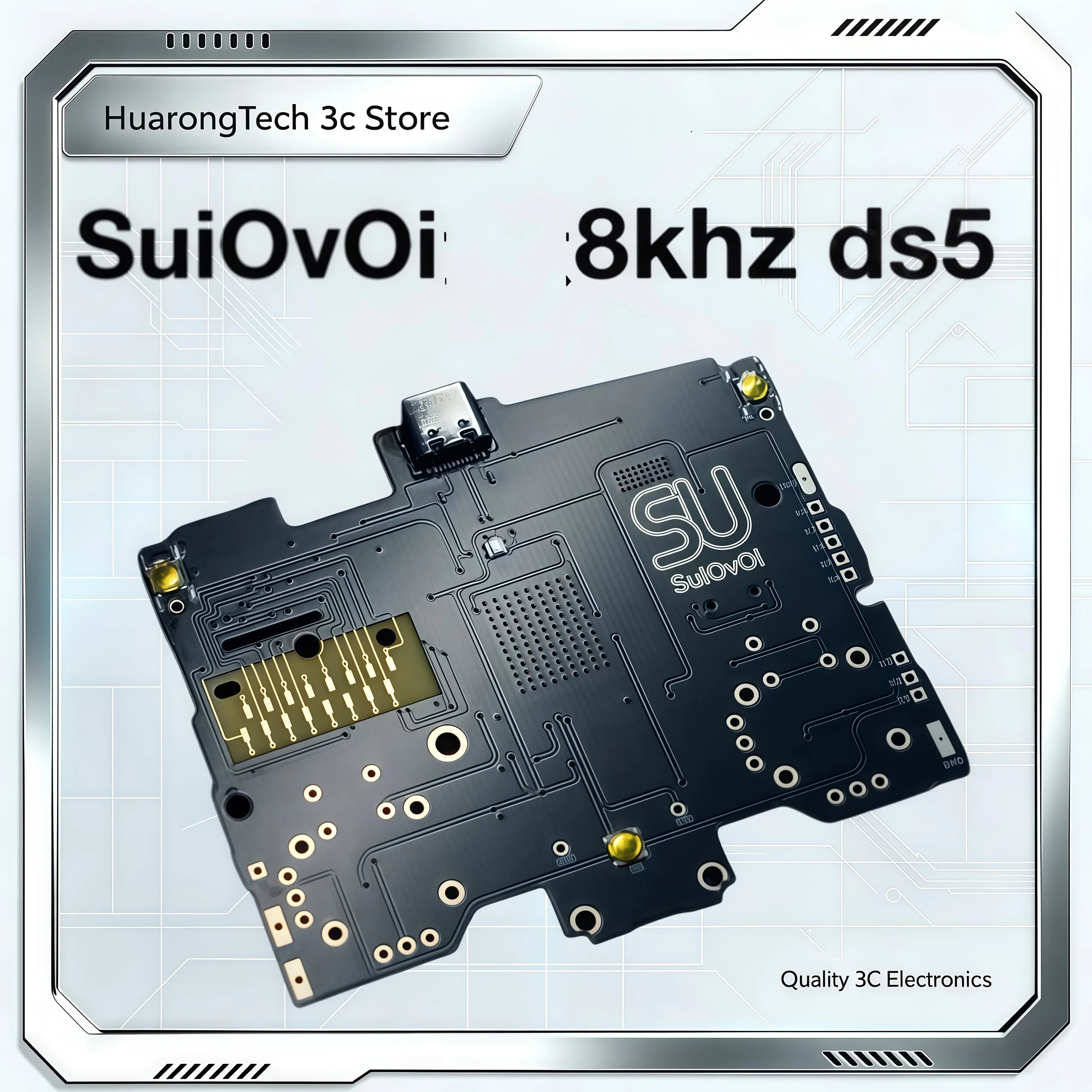 Фото SuiOvOi 8khz Ds5 Version Mod PCB Board Game Controller Mod Mainboard Third-party DIY Replacement Circuit Board Motherboard №1
