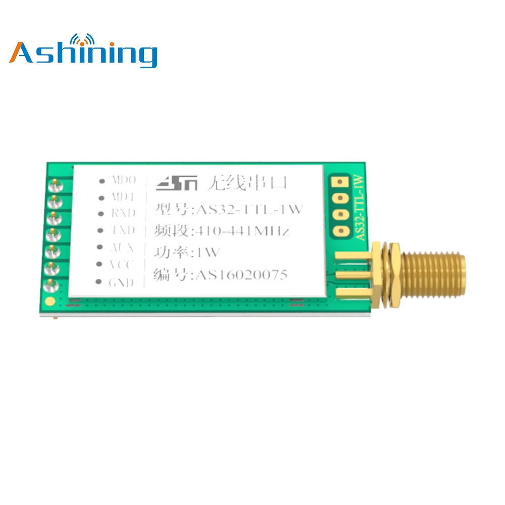 Ashining Long range 8KM Transceiver High Power RF Wireless Transmitter Module 433mhz LORA Module