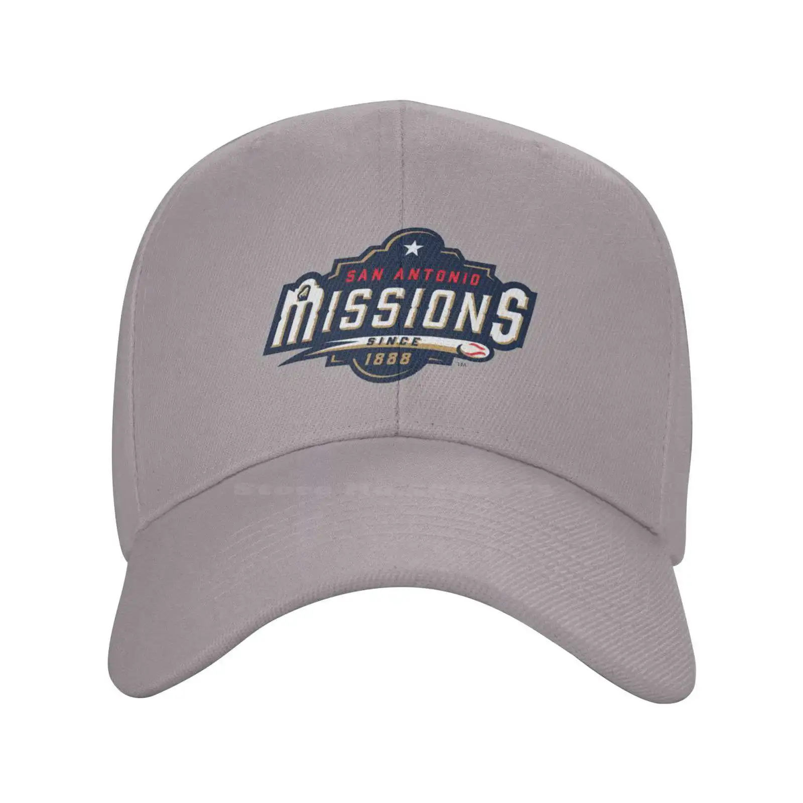 

San Antonio Missions Logo Fashion quality Denim cap Knitted hat Baseball cap