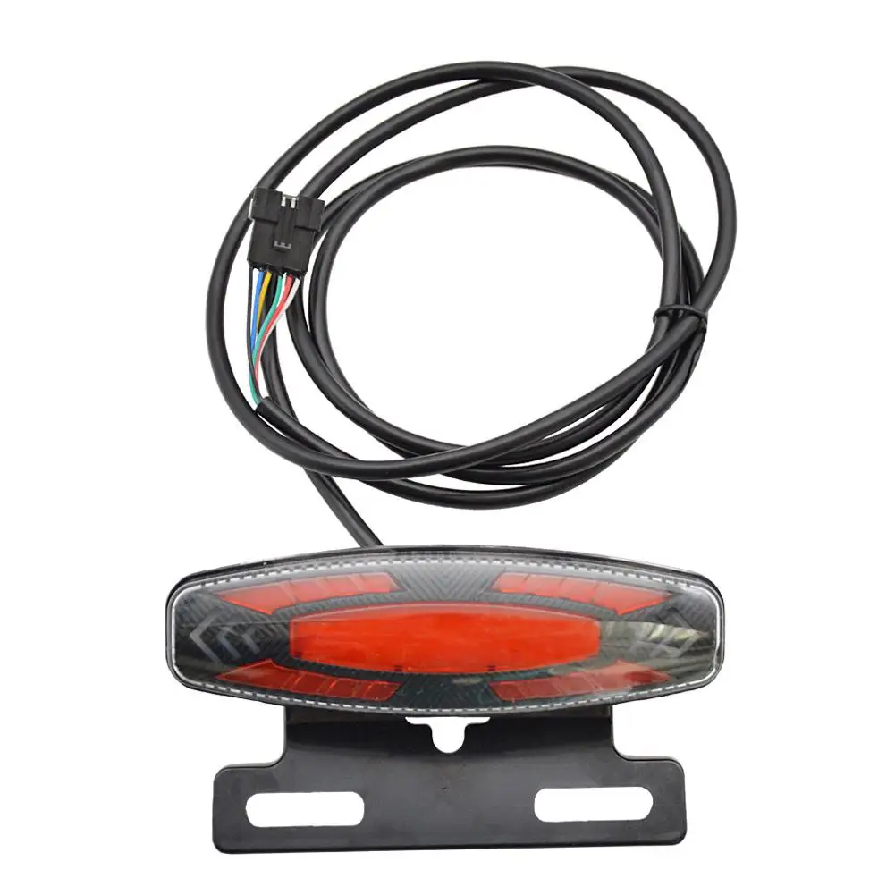 

Светодиодный задний фонарь для электровелосипеда, многофункциональный предупреждающий фонарь высокой яркости для горного велосипеда, све...