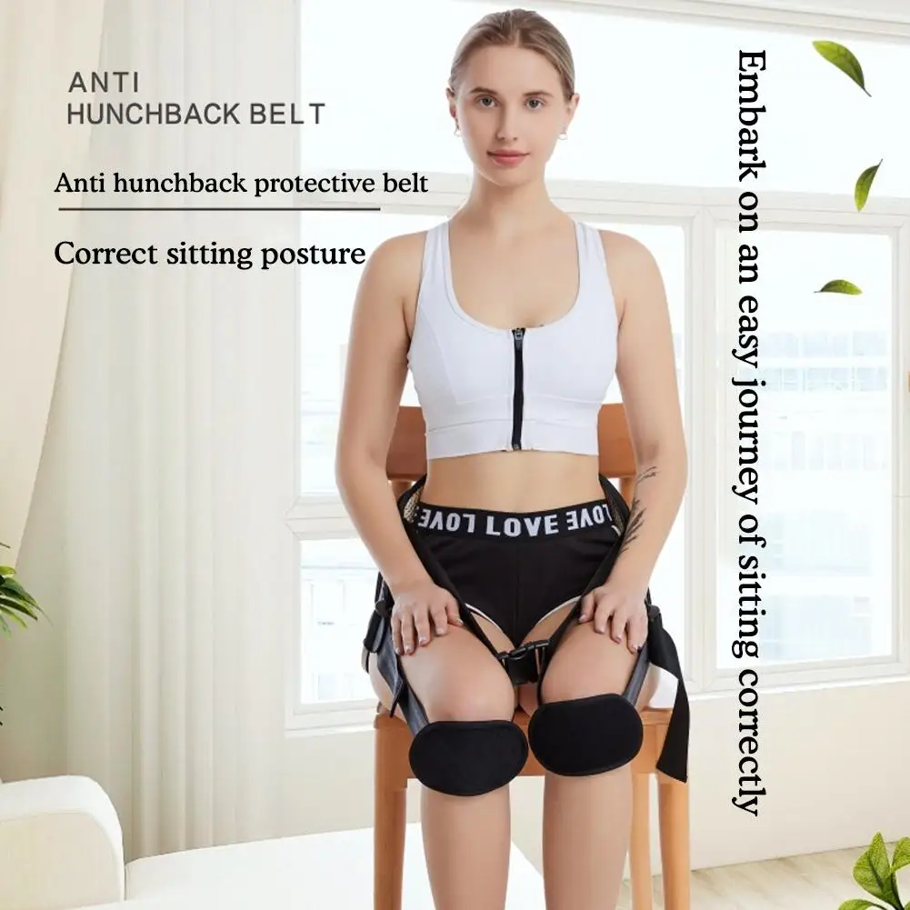 

Adult Sitting Posture Correction Belt Clavicle Support Belt Back Braces Corrector Sitting Better Posture Spine Supports Q6N2