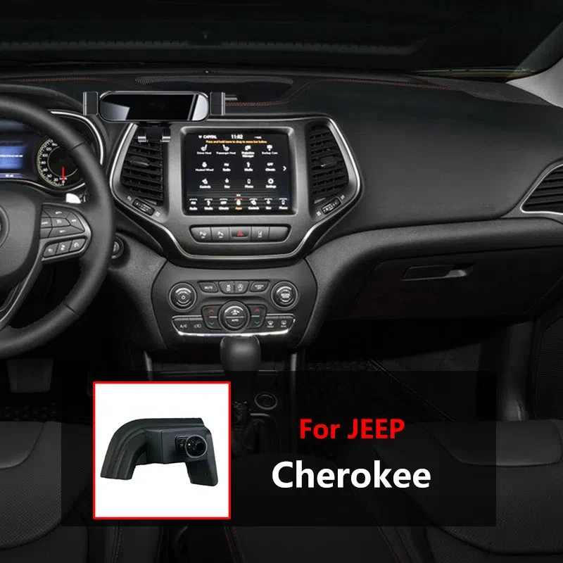 Автомобильный держатель для JEEP Cherokee KL 2017-2014 вращающийся кронштейн подставка