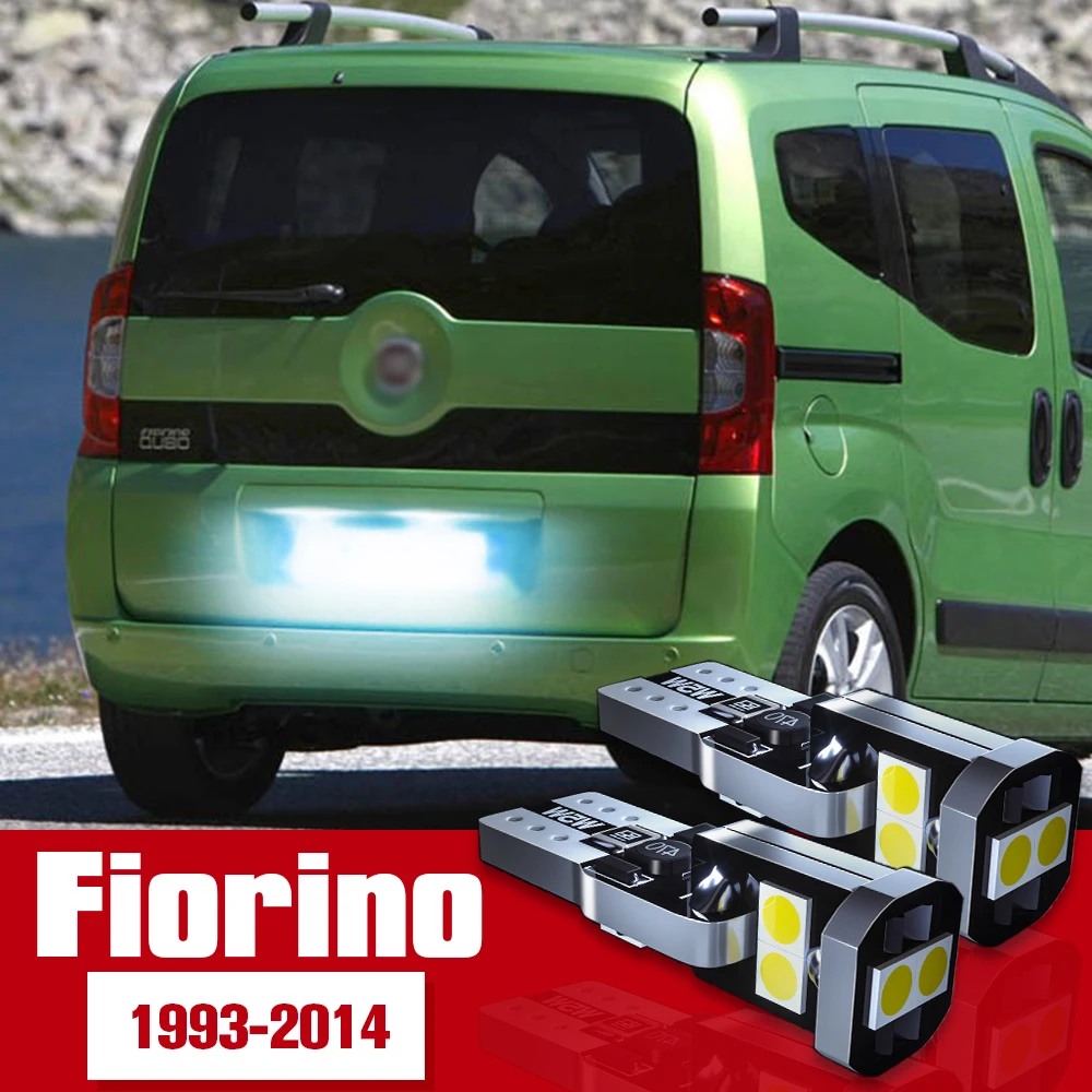 

2pcs License Plate Light Accessories LED Bulb Lamp For Fiat Fiorino 1993-2014 2003 2004 2005 2006 2007 2008 2009 2010 2011 2012