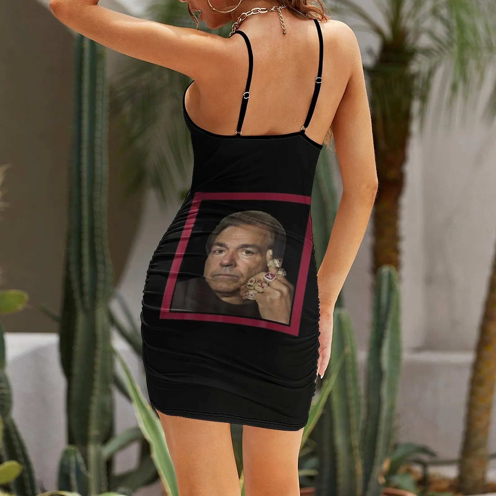 NICK SABAN COLLEGEE Платье из полиэстера