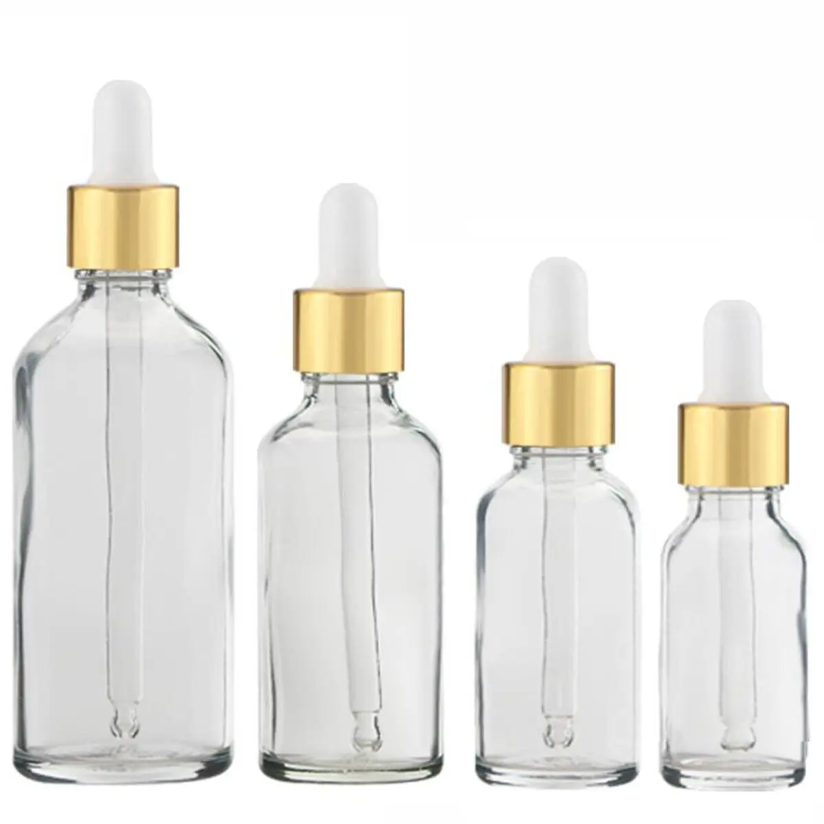 

10X 5ml - 100ML bulk glass dropper bottle Essential Oils Serum Perfume reagent eye pipette Dripper Portable Refillable Travel