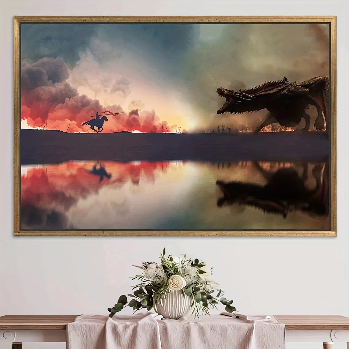 Плакат с играми металлических престолов