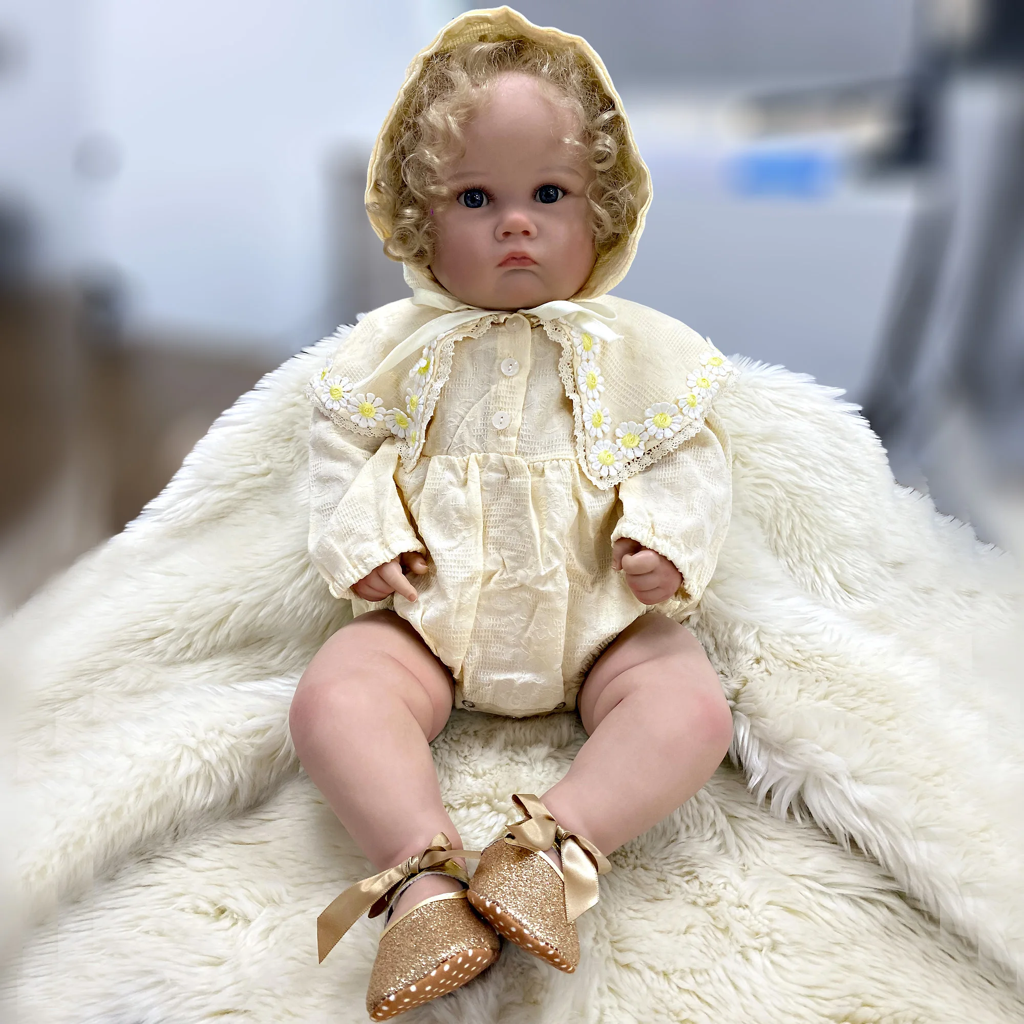

65 см Симпатичная Шарлотта реборн малыши девочки 3D окрашенные с венами реалистичные корневые волосы реалистичный ребенок реборн Kукла Pебор...