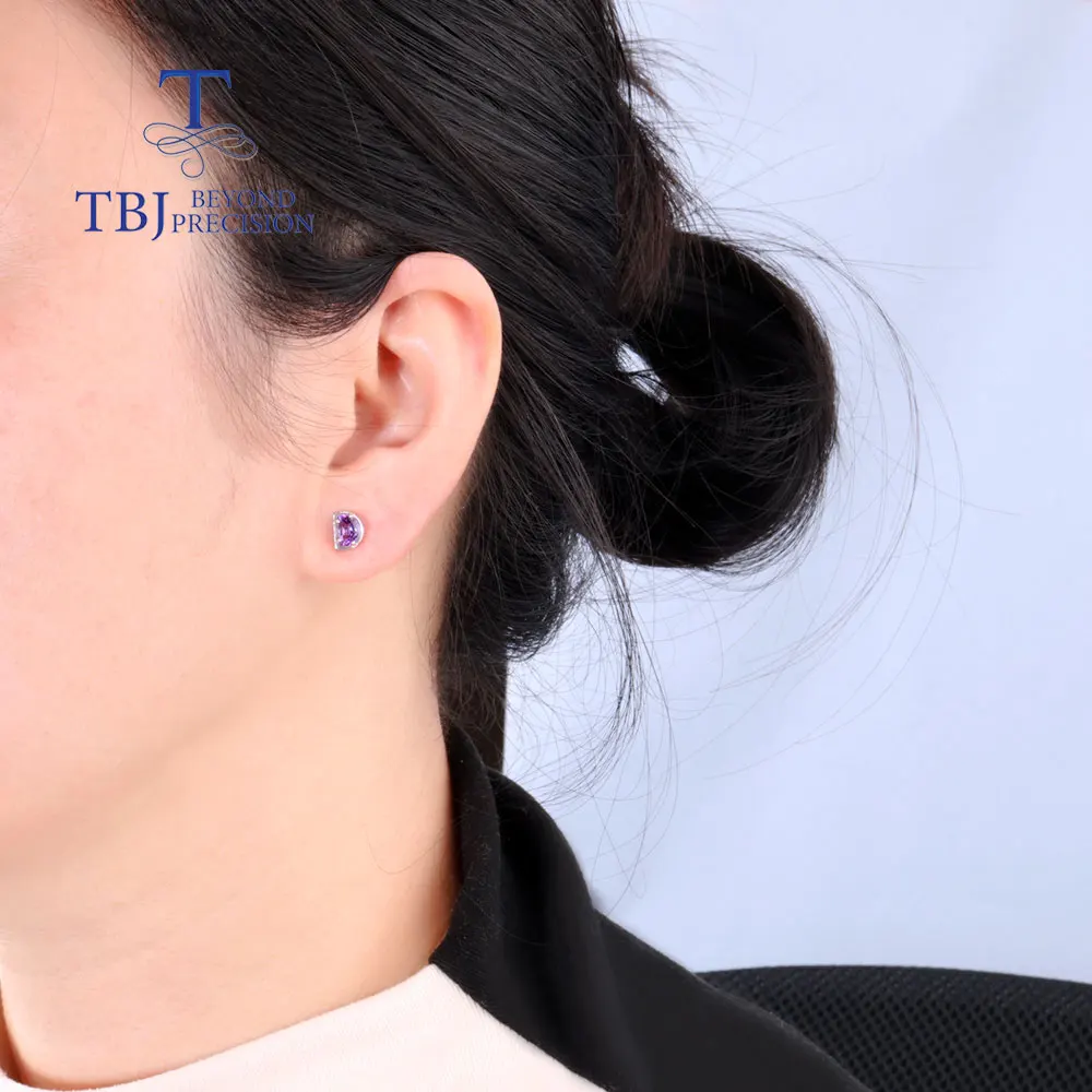 Женские серебряные серьги в форме Луны Необычные милые ограненные натуральные