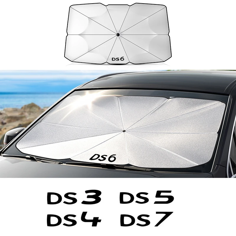 

Car heat insulation sunscreen For Citroen DS3 Cabrio DS4 DS5 Prestige 5LS DS6 DS7 Car Windshield Sunshade Cover Accessories