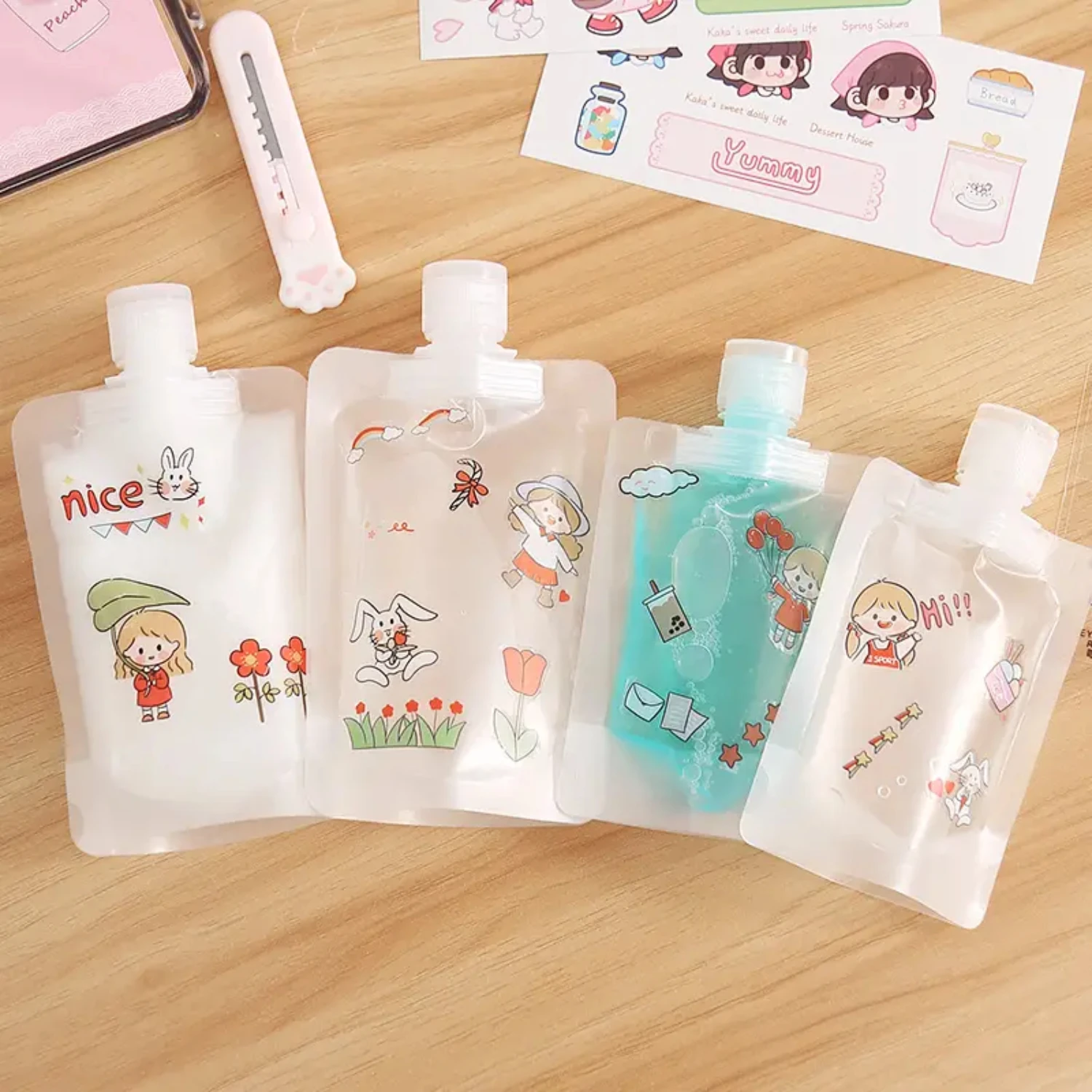 Удобный набор из 9 складных портативных сумок для хранения пресс-бутылок больших