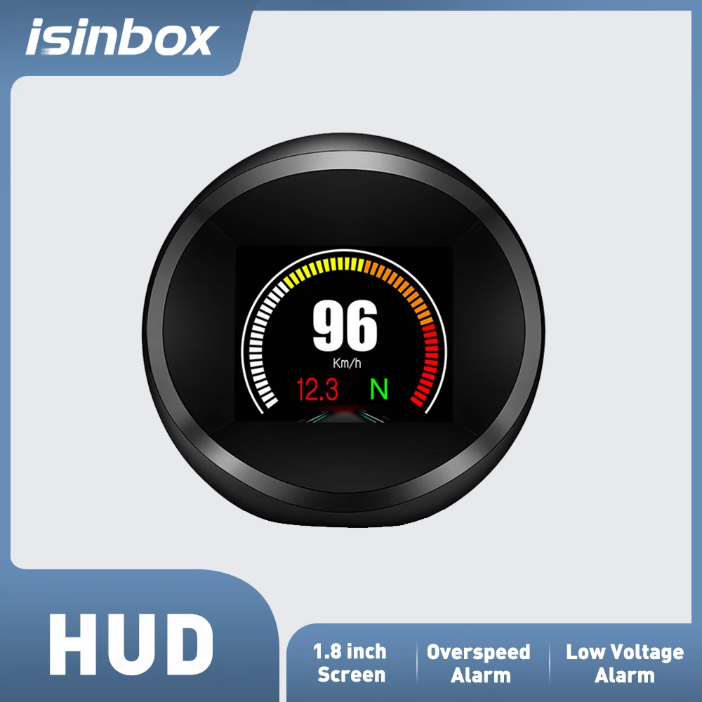 

P11 GPS Car HUD 1.8 inch Screen Universal Vehicle Head Up Display Digital Speedometer with Overspeed Warning Low Voltage Alarm