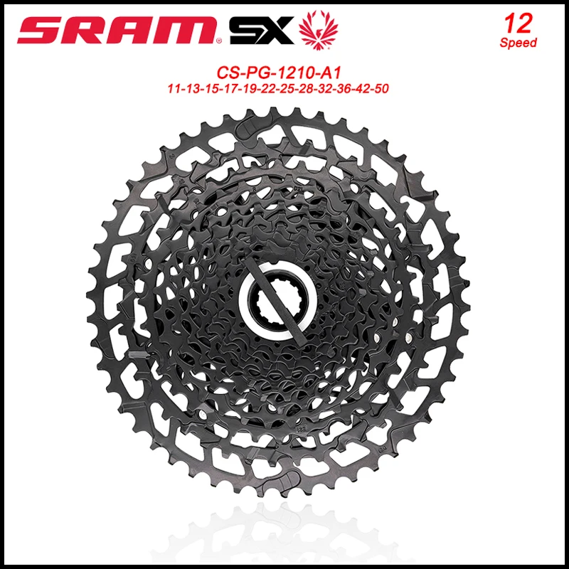 

Велосипедная Кассета SRAM SX Eagle 1x1, 2 скорости, 12 В, PG 1210, 11-50T