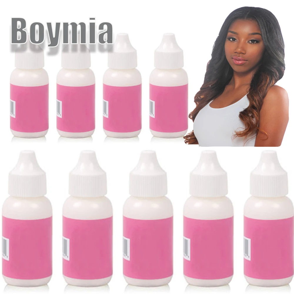 Сменный клей для волос, синий и розовый клей для волос, водонепроницаемый клей для волос, смягчающий клей для восстановления и удержания кружева, клей для париков