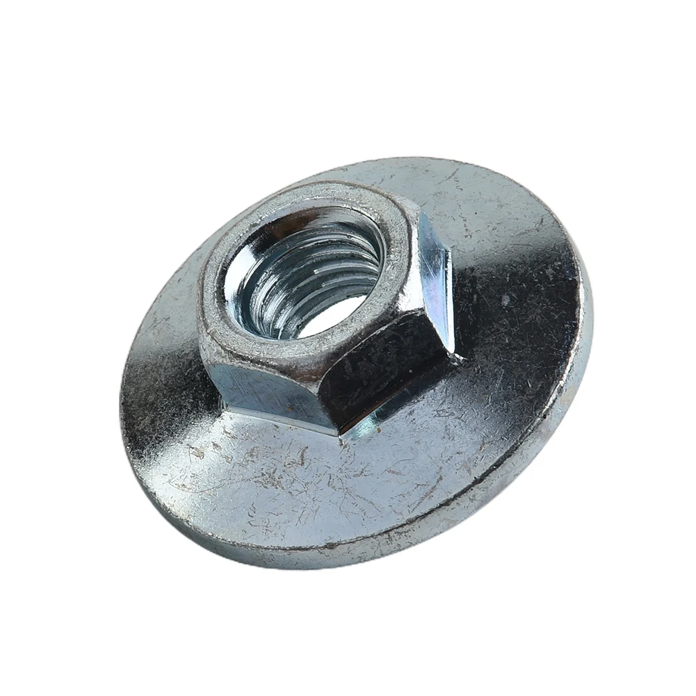 

1PC Metal Flange Nut M14 For 125/150/180/230 Angle Grinder Disc Quick Change Locking Flange Nut Quick Release Hexagon M14