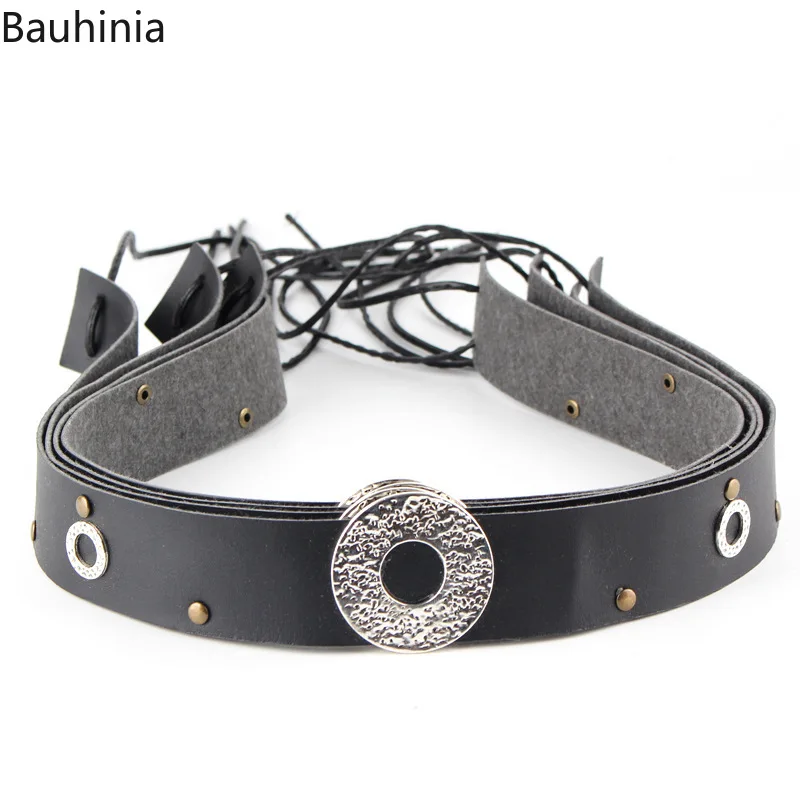 

Bauhinia 3 Pcs decorate band belts for women men fedora hats handmade pu leather belt band for felted hats Para Mujer