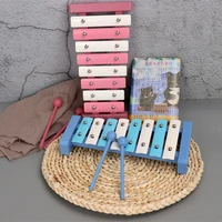 8 scales hand playing xylophone baby musical wooden toys kids piano xylophone musical instruments children educational 2 4 year