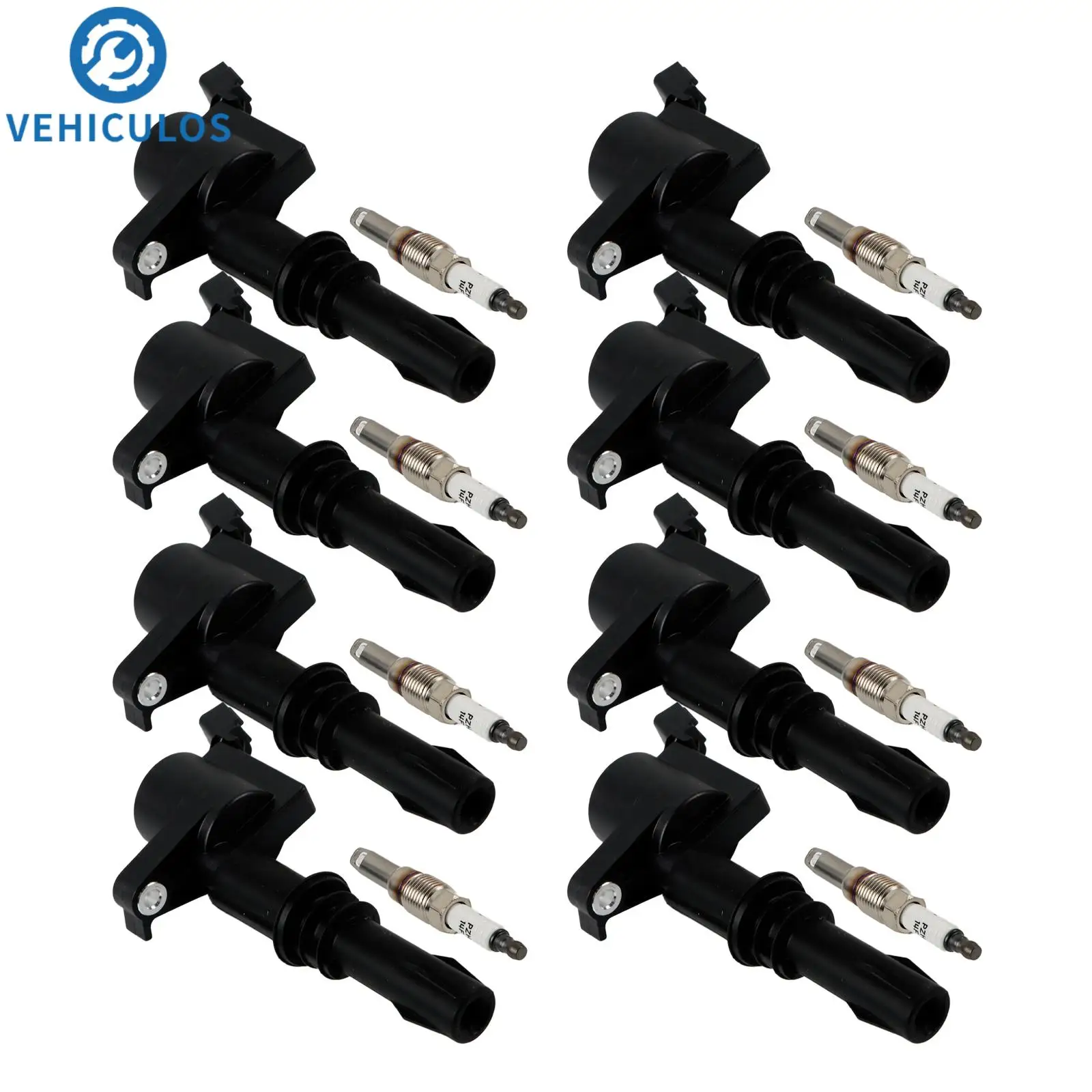 

8 катушек зажигания 5C1584 50082 FD508 C1541 C1659 UF537 + 8x иридиевые свечи зажигания SP546 SP421 для Ford F-150 Expedition 5,4L