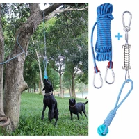 new dogs spring pole toys outdoor hanging exercise rope spring pull tug muscle builder good exercise tools for dogs all ages
