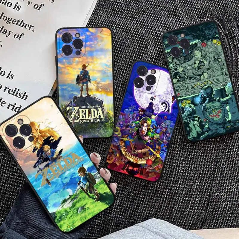 

Game L-Legends Of The Zelda Phone Case Silicone Soft for iphone 14 13 12 11 Pro Mini XS MAX 8 7 6 Plus X XS XR Cover