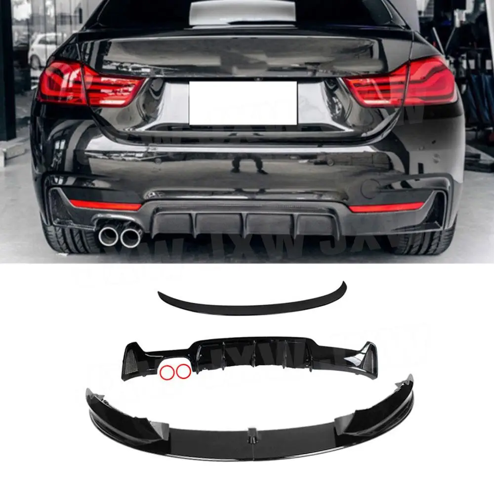 Для BMW 4 серии M Sport F32 F36 2014 г. без кабриолета передняя губа задний спойлер багажника