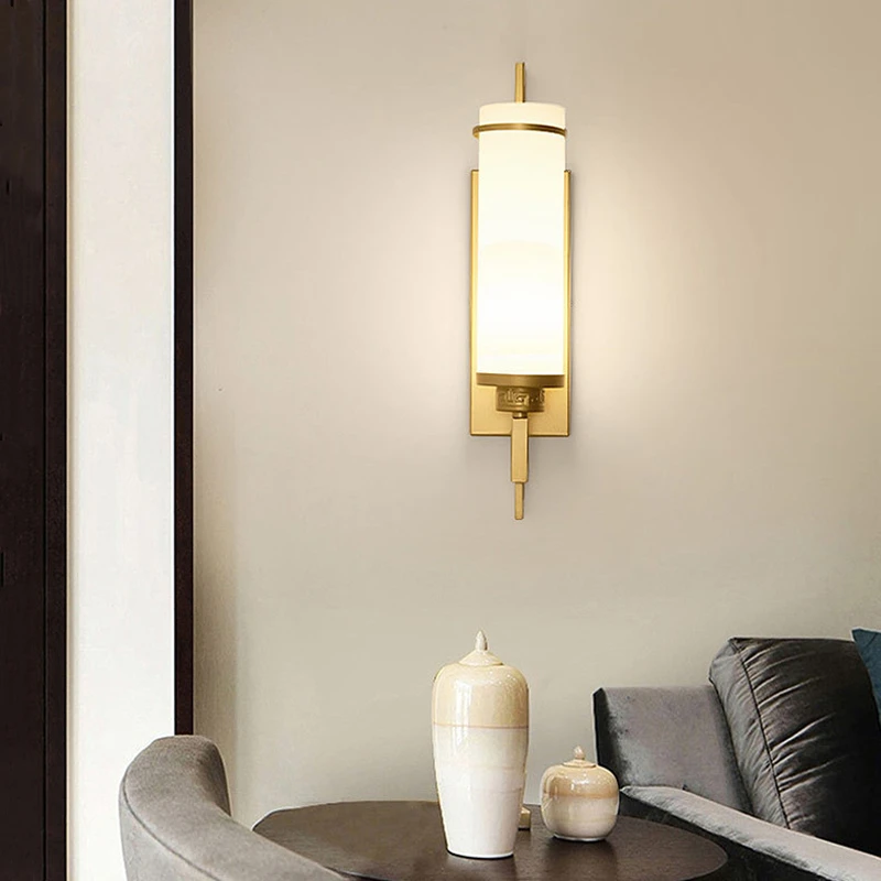 

New Modern Classical High Quality Lighting Bedroom Living Room Background Bedside Villa Courtyard Hotel Corridor Wall Lamp