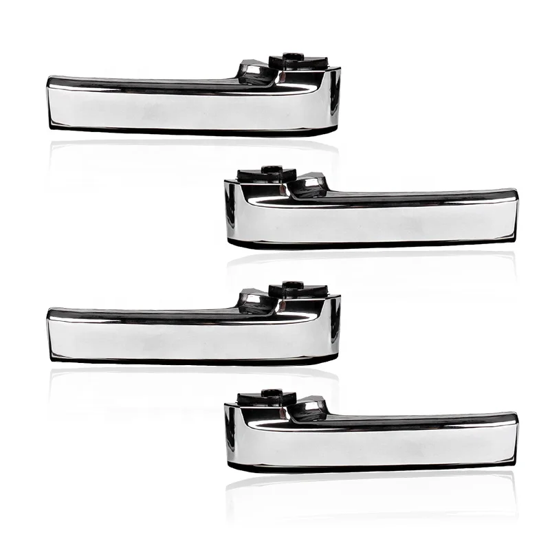 

car accessories car door handle kit inner handle sliver chromed for landcruiser 2008-2015 upgrade 2016-2021 interior kit
