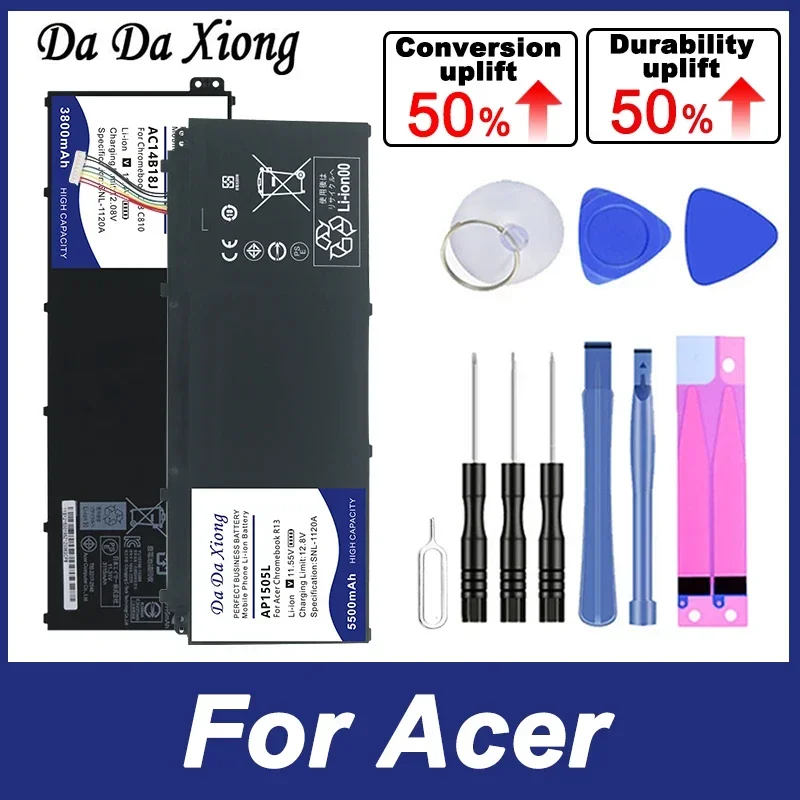 AP13B3K AC14A8L Аккумулятор для Acer Aspire Switch Alpha Chromebook CB3 S3 R3 V5 R7 V7 12 E15 S13 R13 C810 CB3-111 VN7-571 VN7-571G