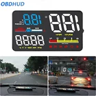Автомобильная сигнализация OBDHU D5000, Hud-дисплей, спидометр, индикатор расхода топлива, автомобильная электроника