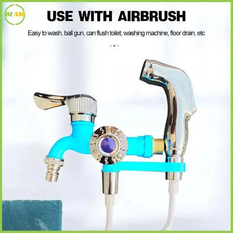 

Пластиковый Смеситель с интерфейсом, антифриз, уличная розетка, 3/4 дюйма, 3 способа, быстрый разъем, случайный цвет, детали для водопроводного крана