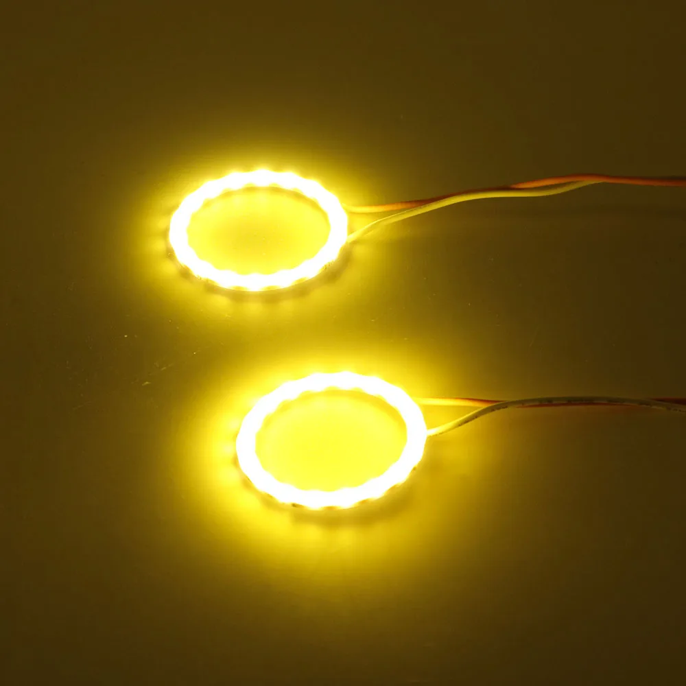 

2 шт., автомобильные кольца «ангельские глазки», 38 мм, 52 мм