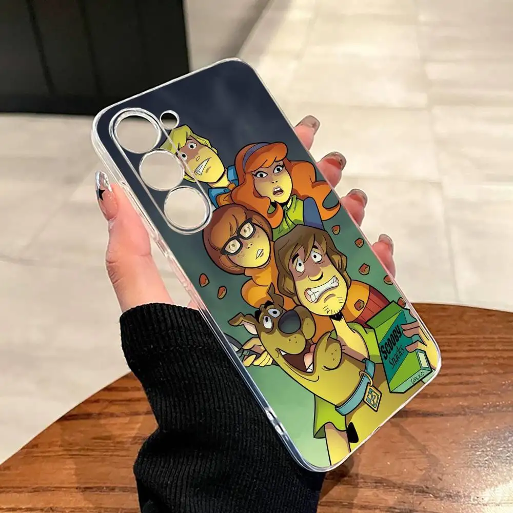 Фото Чехол для телефона S-Scooby-Doo для Samsung A10,12,20,21S,30,31,40,50,51,52,70,71, прозрачный чехол №2