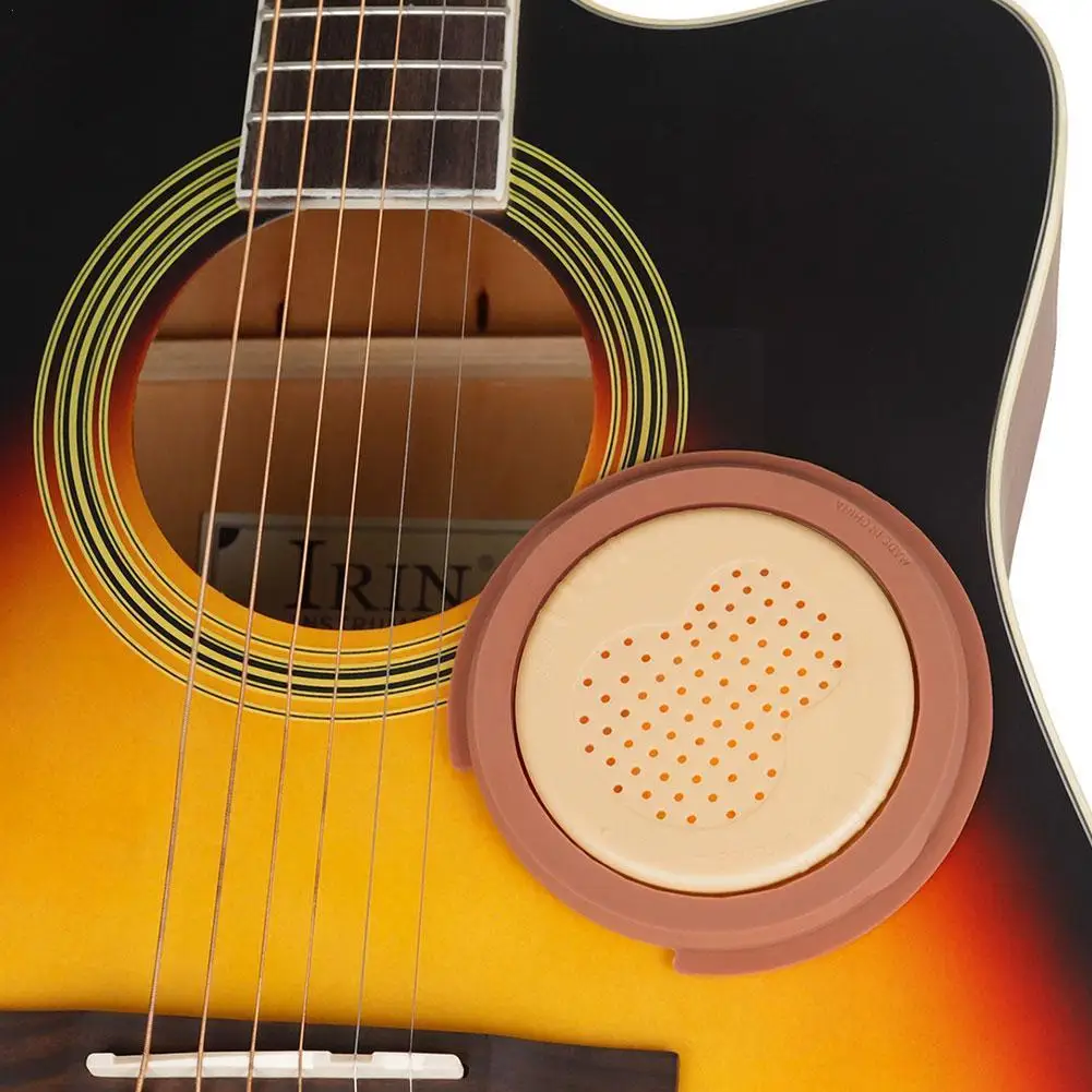 

3-Acoustic Guitar Sound Hole Cover Humidifier Moisture Reservoir Classical Cover Guitar Soundhole Dehumidifier C6K3