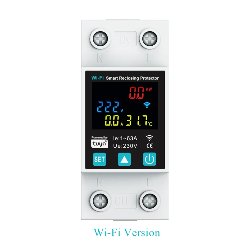 

Автоматический выключатель Eztofa SmartLife TUYA WIFI 63A