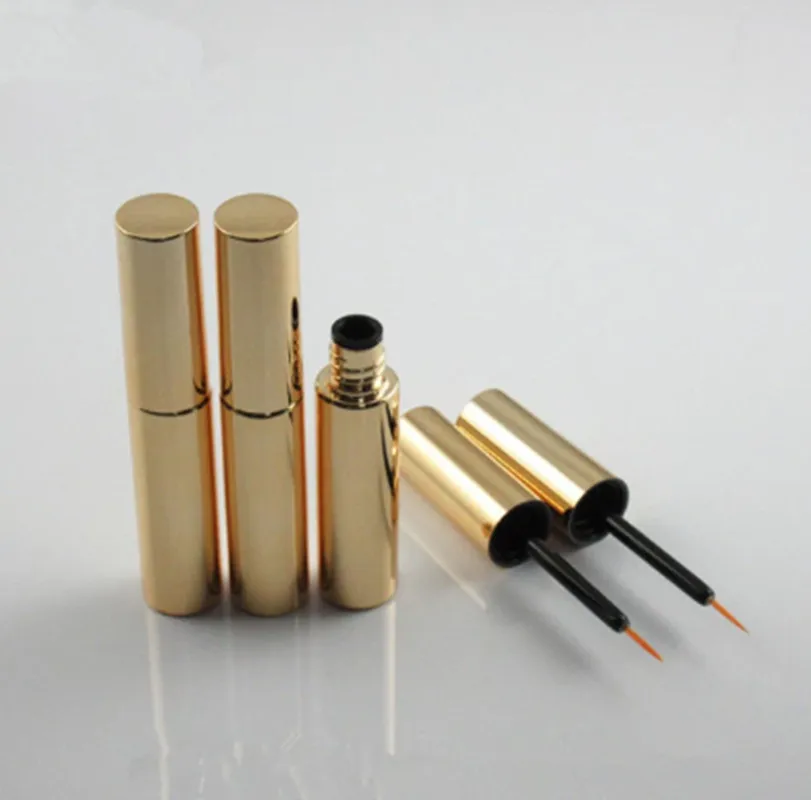 2019 Новинка 500 шт. золотой 8 мл пластиковый флакон для жидкой подводки глаз тонкие