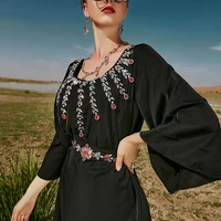 muslim dress middle east arab diamonds dress with belt vestidos elegantes para mujer evening dresses arabes dubai y turcos