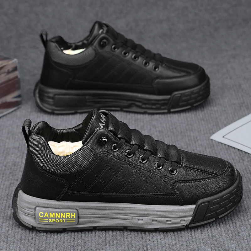 CYYTL зимние туфли для мужчин теплые кроссовки на меху повседневные скейтборда