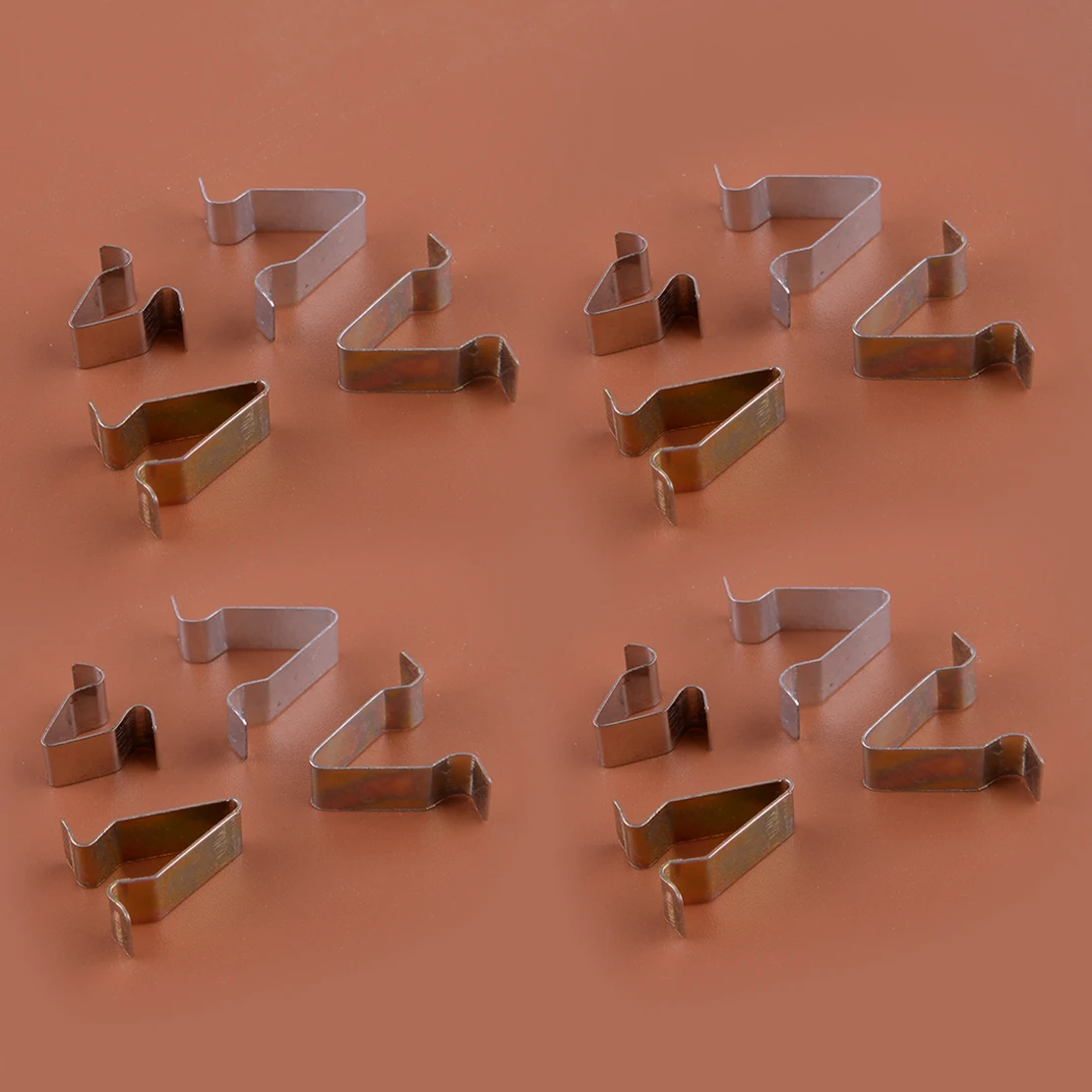 

40Pcs/set Metal Rivets Solid Universal Car Interior Dashboard Panel Trim Retainer Fastener Clips Silver