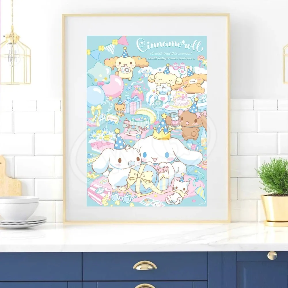 MINISO Sanrio Cinnamoroll Постер для дома