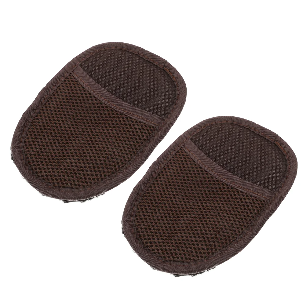 2 шт. плюшевые перчатки для полировки обуви очиститель кроссовок уход за обувью и