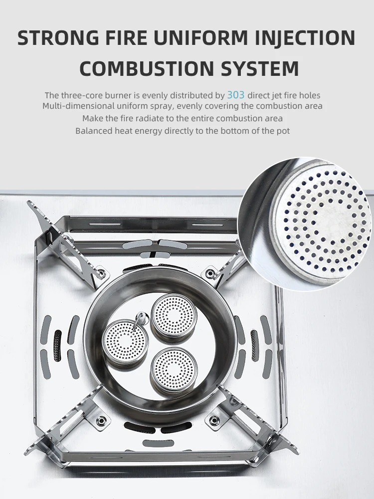 Уличная газовая плита IGT сильный пожарный обогреватель портативная печь 7800 Вт