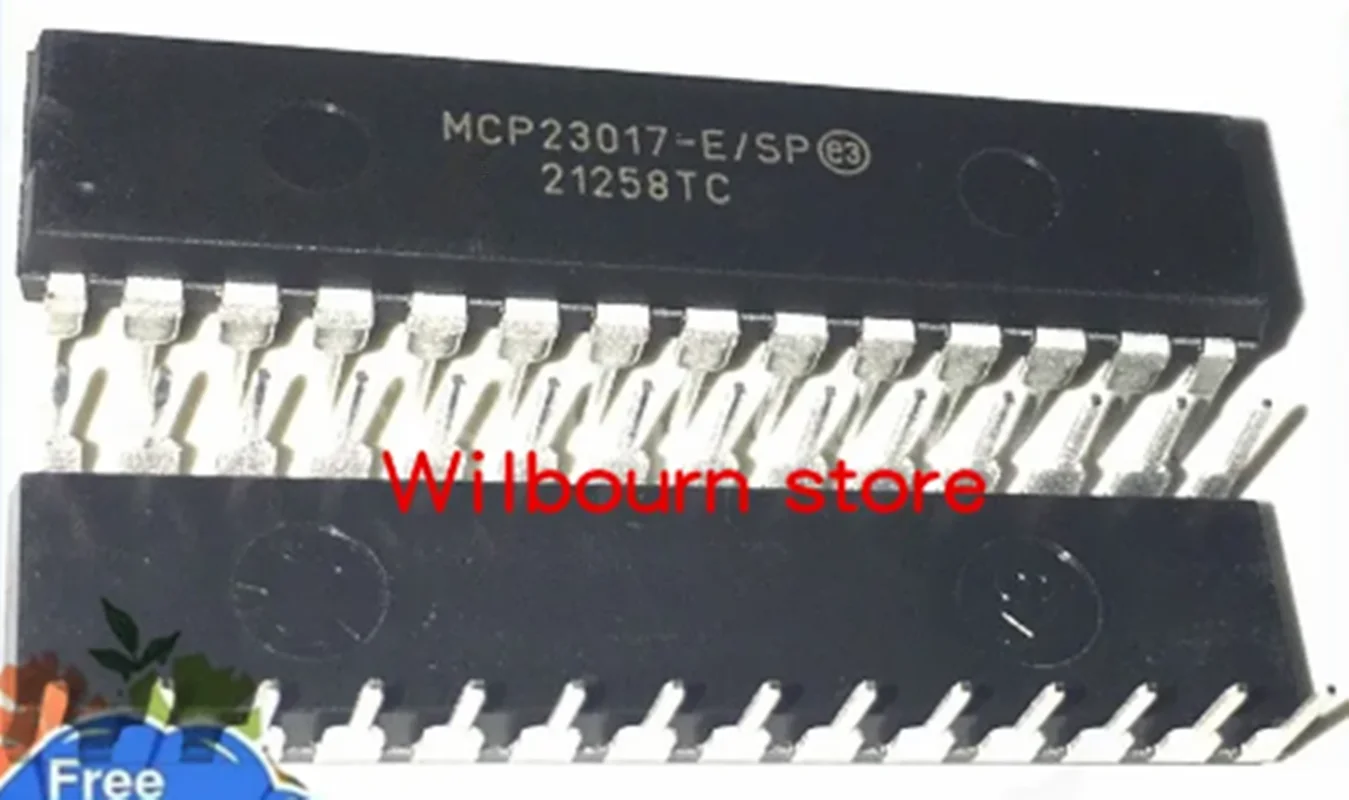 10 шт., новинка 100%, Φ/SP MCP23017 DIP28, микроконтроллер, чип
